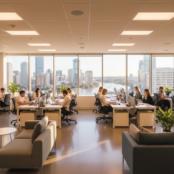 More Comfortable Workspaces in Summer - Commercial Window Tinting in Brisbane Northside